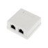 Розетка компьютерная внешняя, 2-порта FTP RJ-45 (8P8C), CAT 6 REXANT