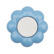 Выключатель одноклавишный KRANZ HAPPY Цветок скрытой установки, белый/голубой Выключатель одноклавишный KRANZ HAPPY Цветок скрытой установки, белый/голубой