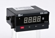 Амперметр цифровой 96x48мм однофазный, вход 1А, выход DO, LED-дисплей АМ-48D Амперметр цифровой 96x48мм однофазный, вход 1А, выход DO, LED-дисплей АМ-48D