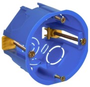 Коробка установочная С3 d68х45 для полых стен (с саморезами и пластик. лапками) GENERICA UKG10-068-045-000-P-UO Коробка установочная С3 d68х45 для полых стен (с саморезами и пластик. лапками) GENERICA UKG10-068-045-000-P-UO