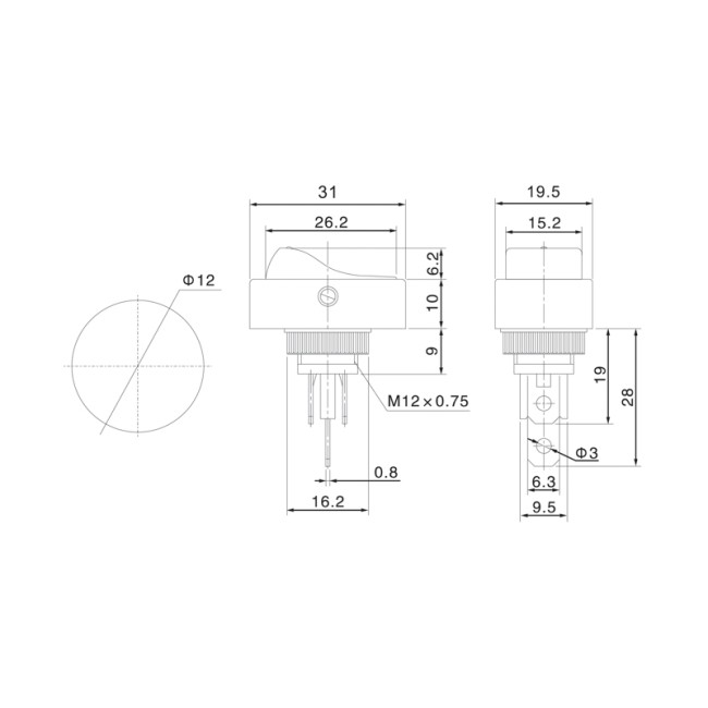Выключатель клавишный 12V 30А (3с) ON-OFF черный ОВАЛ с зеленой LED подсветкой (RWB-523, ASW-20D) REXANT Выключатель клавишный 12V 30А (3с) ON-OFF черный ОВАЛ с зеленой LED подсветкой (RWB-523, ASW-20D) REXANT