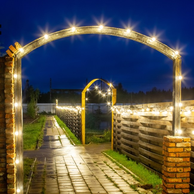 Набор Белт-Лайт 10 м, белый каучук, 30 ламп, цвет Желтый, IP65, соединяется Набор Белт-Лайт 10 м, белый каучук, 30 ламп, цвет Желтый, IP65, соединяется