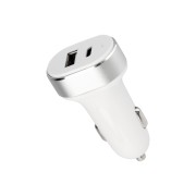 Автозарядка в прикуриватель REXANT АЗУ USB-A+USB-C, 3.1 A белая Автозарядка в прикуриватель REXANT АЗУ USB-A+USB-C, 3.1 A белая