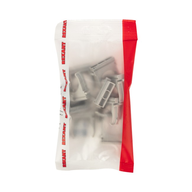 Крепеж-клипса для трубы ø 25 мм серая (10 шт./уп.) REXANT Крепеж-клипса для трубы ø 25 мм серая (10 шт./уп.) REXANT