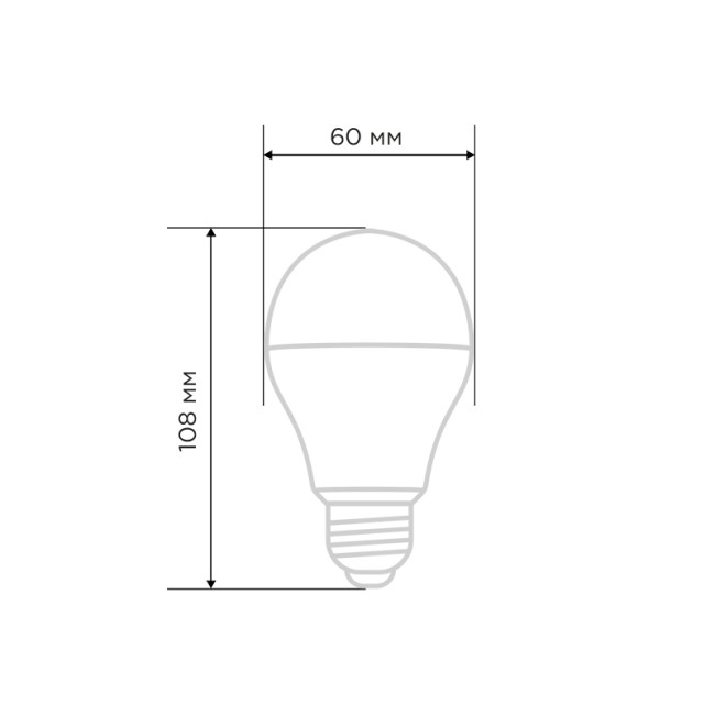 Лампа светодиодная Груша A60 15,5Вт E27 1473Лм 6500K холодный свет REXANT Лампа светодиодная Груша A60 15,5Вт E27 1473Лм 6500K холодный свет REXANT