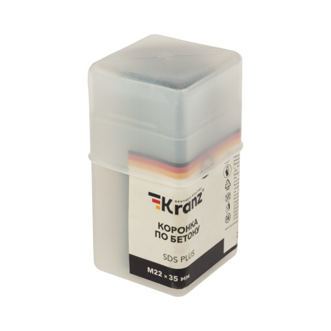 Коронка по бетону М22 х 35 мм Kranz Коронка по бетону М22 х 35 мм Kranz