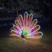 Декоративная 3D Павлин радужный 200 см Декоративная 3D Павлин радужный 200 см