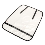 Накидка защитная на спинку переднего сиденья (60х50 см) ПВХ, прозрачная Накидка защитная на спинку переднего сиденья (60х50 см) ПВХ, прозрачная