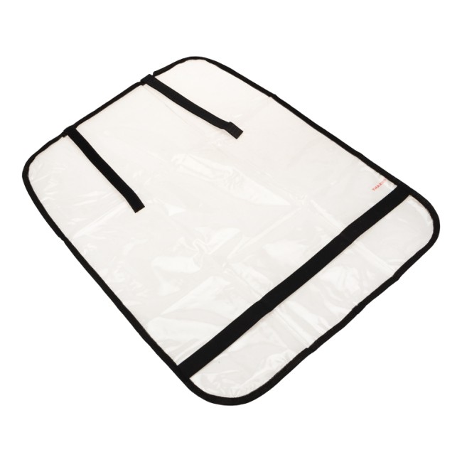 Накидка защитная на спинку переднего сиденья (60х50 см) ПВХ, прозрачная