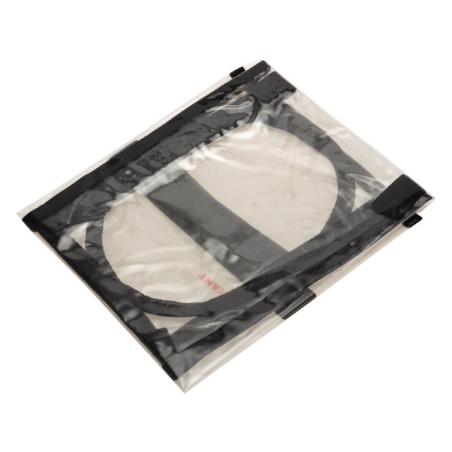 Накидка защитная на спинку переднего сиденья (60х50 см) ПВХ, прозрачная