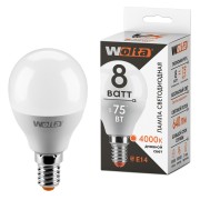 Светодиодная лампа WOLTA LX 30S45GL8E14 8Вт 4000K Е14 Светодиодная лампа WOLTA LX 30S45GL8E14 8Вт 4000K Е14