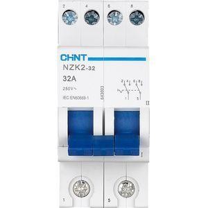 Переключатель модульный 2п 32А 2 полож. NZK2-32 CHINT 643003 Переключатель модульный 2п 32А 2 полож. NZK2-32 CHINT 643003