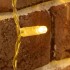 Гирлянда Светодиодный Дождь 2х3м, постоянное свечение, прозрачный провод, 230 В, цвет: Золото (шнур питания в комплекте)