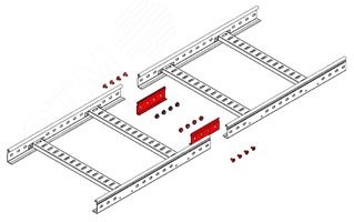 Соединитель усиленный горизонтальный GTO 50 L