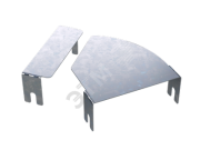 Крышка для угла горизонтального изменяемого угла CPO 0-44 основание 100 нержавеющая