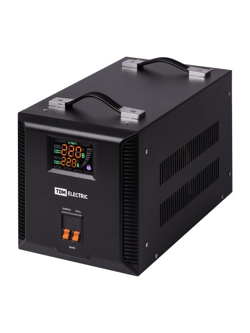 Стабилизатор напряжения БСР1-10,0 кВА электронный переносной TDM Стабилизатор напряжения БСР1-10,0 кВА электронный переносной TDM