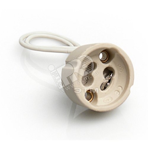 Патрон керамический для галогеновых ламп GU10