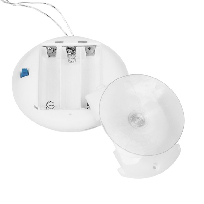 Фигура светодиодная Снеговик на присоске с подвесом, цвет белый Фигура светодиодная Снеговик на присоске с подвесом, цвет белый