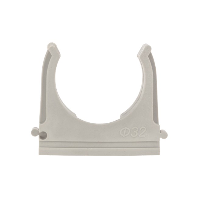 Крепеж-клипса для трубы ø 32 мм серая (10 шт./уп.) REXANT Крепеж-клипса для трубы ø 32 мм серая (10 шт./уп.) REXANT