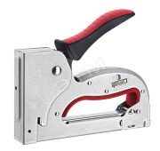 Степлер для узких скоб ''тип 53'' 4-14 мм, с регулировкой силы удара, метал.корпус, прорезин.рычаг Степлер для узких скоб ''тип 53'' 4-14 мм, с регулировкой силы удара, метал.корпус, прорезин.рычаг