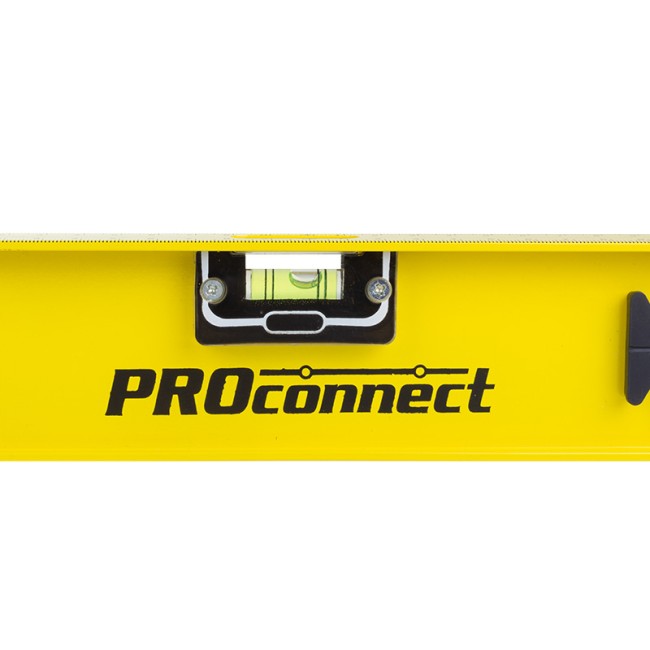 Уровень алюминиевый «Рельс», 1000 мм, 3 глазка (1 поворотный) PROconnect Уровень алюминиевый «Рельс», 1000 мм, 3 глазка (1 поворотный) PROconnect