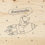 Доска для выжигания «Астронавт», 150х150мм, 1 шт., пакет REXANT