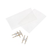 Коннектор-иглы (с термоусад. пленкой) для неона 8x16 мм, 16х16 мм Коннектор-иглы (с термоусад. пленкой) для неона 8x16 мм, 16х16 мм