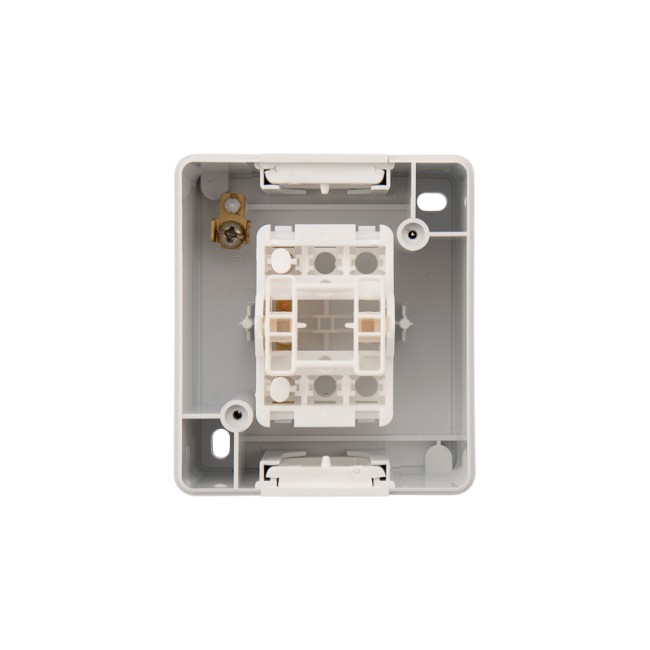 Выключатель одноклавишный INDUSTRIAL IP54, о/у, белый KRANZ Выключатель одноклавишный INDUSTRIAL IP54, о/у, белый KRANZ