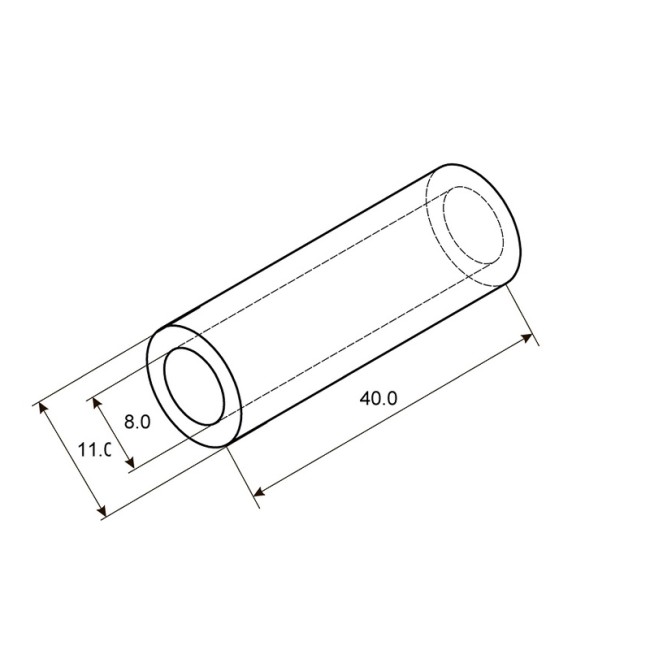 Гильза медная луженая ГМЛ 25-8 (25мм² - Ø8мм) ГОСТ 23469.3-79 (в упак. 5 шт.) REXANT Гильза медная луженая ГМЛ 25-8 (25мм² - Ø8мм) ГОСТ 23469.3-79 (в упак. 5 шт.) REXANT