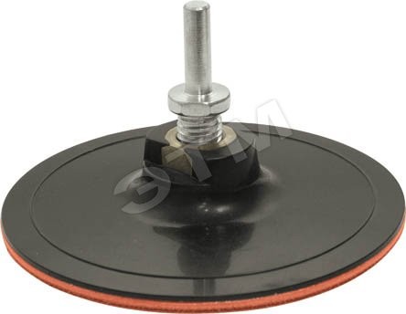 Диск шлифовальный с липучкой, гайка М14 + переходник для дрели, 150х3 мм