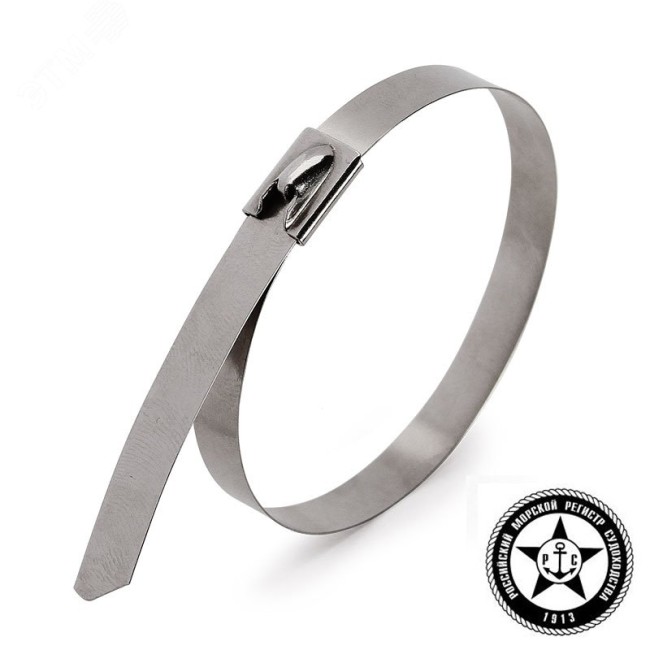 Стяжки кабельные стальные СКС (304) 4,6*200 FORTISFLEX Стяжки кабельные стальные СКС (304) 4,6*200 FORTISFLEX