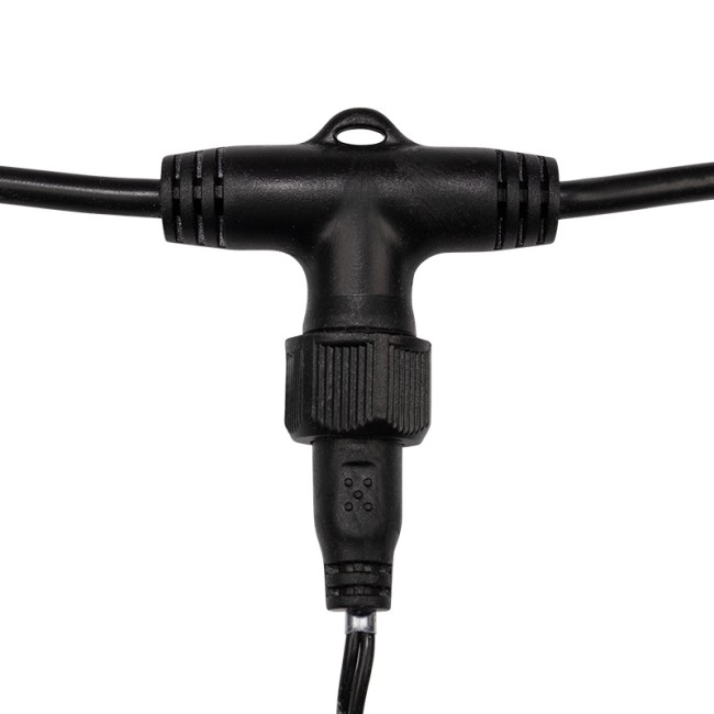 Гирлянда LED ClipLight - ШАРИКИ 24V, 3 нити по 20 м, цвет диодов Красный