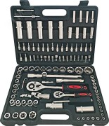 Набор инструмента автомобильный 108 шт CrV 1/2''+1/4''