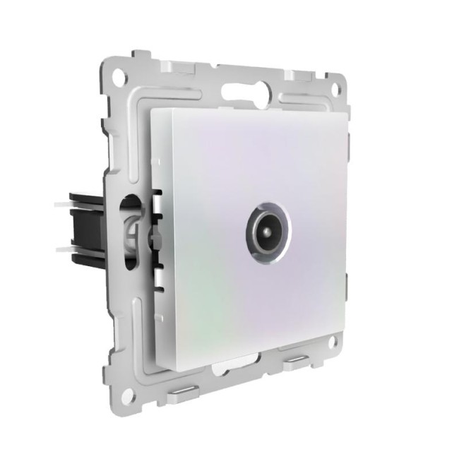 Розетка TV оконечная СП Pixel 1DB механизм перламутр. TOKOV ELECTRIC TKE-PX-A1O-C04