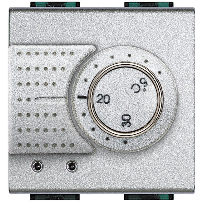 Livinglight Термостат электронный комнатный 2А 250В с датчиком теплого пола алюминий