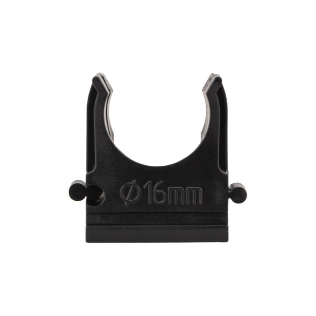 Крепеж-клипса для трубы ø 16 мм черная (10 шт./уп.) REXANT Крепеж-клипса для трубы ø 16 мм черная (10 шт./уп.) REXANT