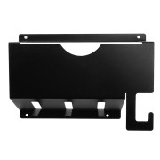 Держатель для угловых шлифмашинок до 230мм, настенный, с крючками, черный REXANT Держатель для угловых шлифмашинок до 230мм, настенный, с крючками, черный REXANT