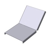 Крышка лотка углового ЛМсК-45В 400-1,2ц УТ2,5