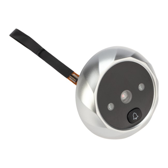 Видеоглазок дверной REXANT (DV-112) с цветным LCD-дисплеем 2.8" с функцией записи фото и звонком