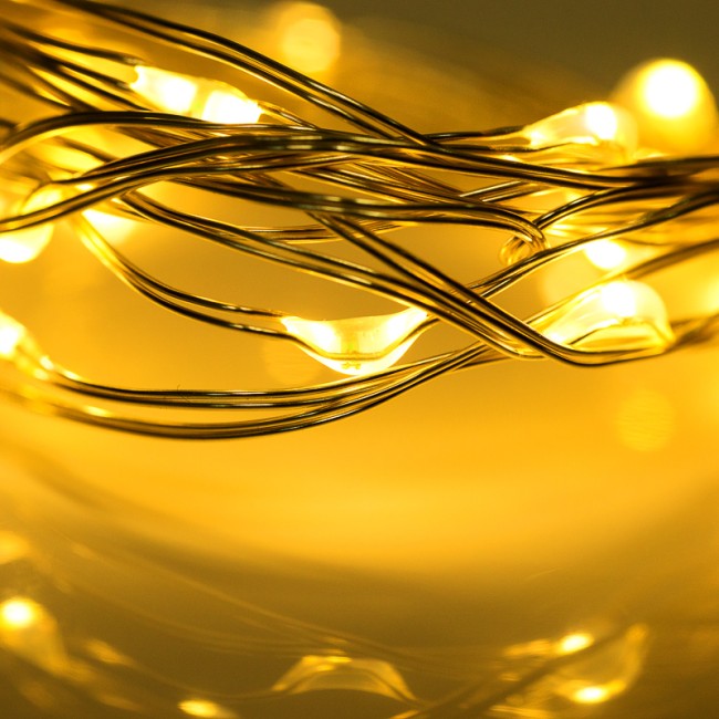 Гирлянда светодиодная Роса 2 м, 20 LED, теплое белое свечение NEON-NIGHT Гирлянда светодиодная Роса 2 м, 20 LED, теплое белое свечение NEON-NIGHT