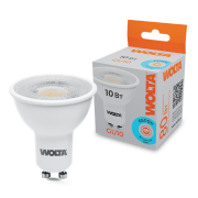 Светодиодная лампа WOLTA WSTD-PAR16-220V10W6KGU10-L 10Вт 6500K GU10 с линзой Светодиодная лампа WOLTA WSTD-PAR16-220V10W6KGU10-L 10Вт 6500K GU10 с линзой