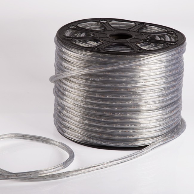 Дюралайт LED, постоянное свечение (2W) - белый, 24 LED/м Ø10мм, бухта 100м Дюралайт LED, постоянное свечение (2W) - белый, 24 LED/м Ø10мм, бухта 100м