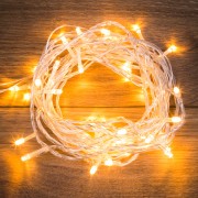 Гирлянда Твинкл Лайт 4 м, прозрачный ПВХ, 25 LED, цвет ТЕПЛЫЙ БЕЛЫЙ Гирлянда Твинкл Лайт 4 м, прозрачный ПВХ, 25 LED, цвет ТЕПЛЫЙ БЕЛЫЙ