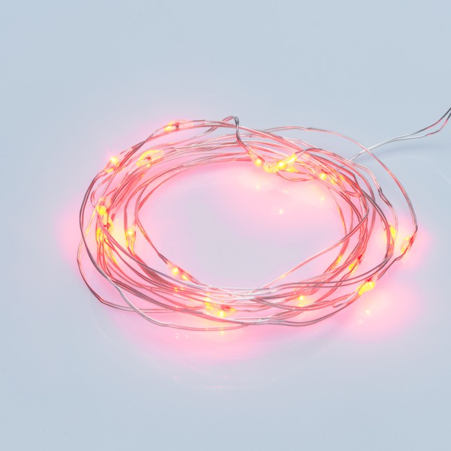 Гирлянда Роса 2 м, 20 диодов, цвет красный Гирлянда Роса 2 м, 20 диодов, цвет красный