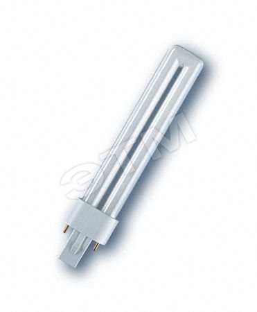 Лампа энергосберегающая КЛЛ 9вт Dulux S 9/840 2p G23 Osram