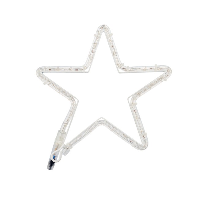 Фигура световая Звездочка LED цвет белый, размер 30x28 см NEON-NIGHT Фигура световая Звездочка LED цвет белый, размер 30x28 см NEON-NIGHT