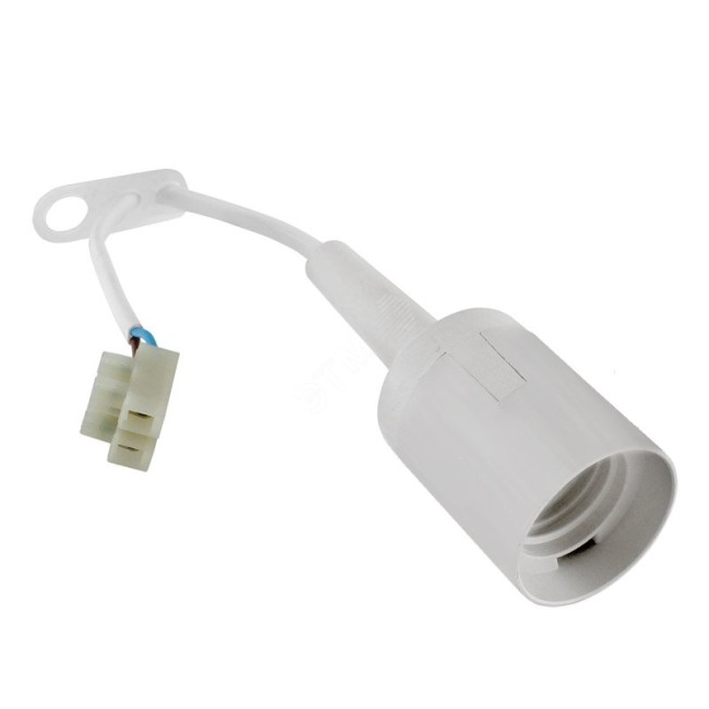 Патрон подвесной термопластик с клеммной колодкой Е27 4А 250В белый Патрон подвесной термопластик с клеммной колодкой Е27 4А 250В белый