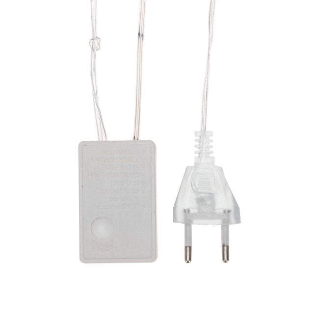 Гирлянда Бахрома со снежинками 2,4х0,9м, 150LED, белый, с контроллером 8 режимов, 230В NEON-NIGHT Гирлянда Бахрома со снежинками 2,4х0,9м, 150LED, белый, с контроллером 8 режимов, 230В NEON-NIGHT