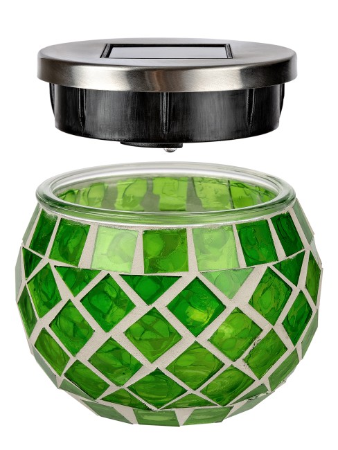 Светильник ландшафтный ССЛ-170 на солн.батарее, 9*9*10,стекло,зеленый,синий,желтый,фиолетовый,ДБ,TDM