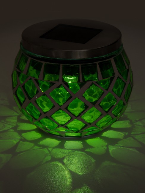 Светильник ландшафтный ССЛ-170 на солн.батарее, 9*9*10,стекло,зеленый,синий,желтый,фиолетовый,ДБ,TDM